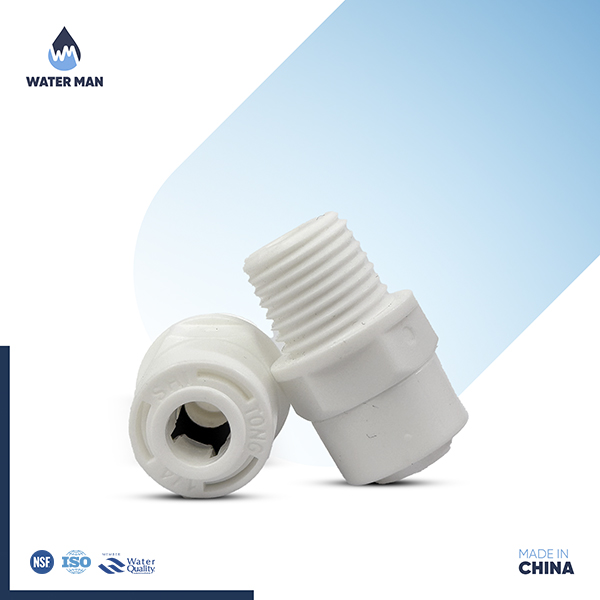 I Connector 1/4 thread by 6mm Push