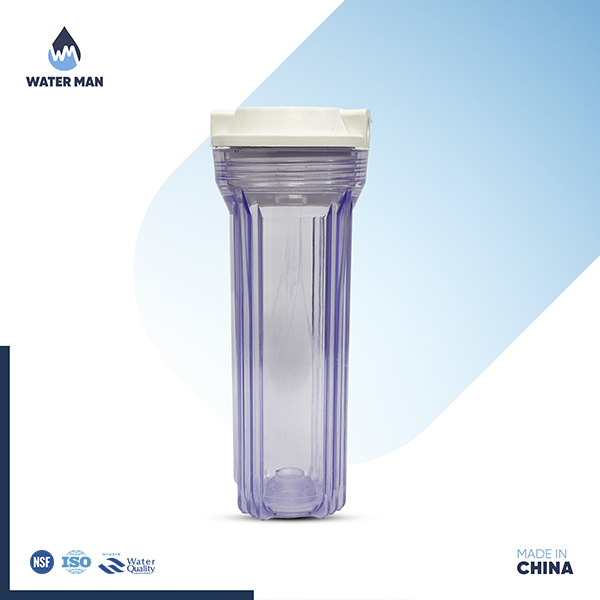 Clear Housing 10" 1/4 inch thread