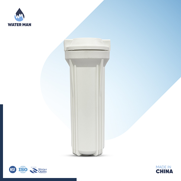 White Housing 10" 1/4 inch thread