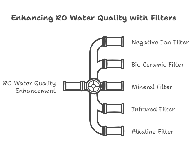 Enhancing RO Water Quality with Negative Ion Bio Mineral Alkaline Filters visual selection