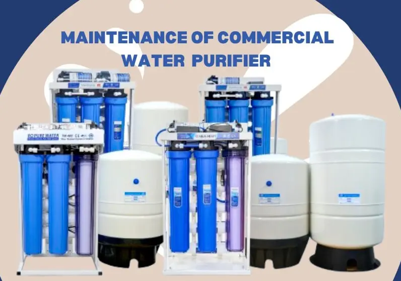Maintenance of commercial water purifier.webp