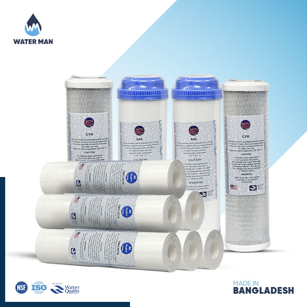 BOC & Healthy 1-Year RO Filter Set (6 PP + 2 GAC + 2 CTO)