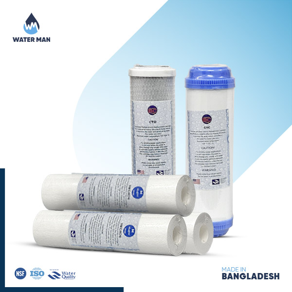 BOC & Healthy 6-Month Water Filter Set (3 PP + 1 GAC + 1 CTO)