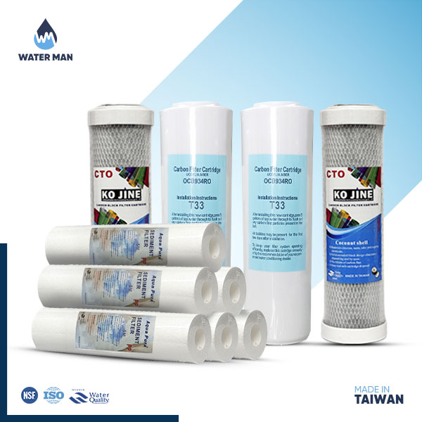 Deng Yuan Water Filter Combo Package – 12 Months (Taiwan)