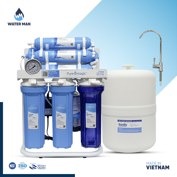 Pure Magic Stand & Pressure Meter 7 Stage 100-GPD