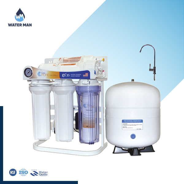 Easy Pure EX-75 (5 Stages 75-GPD) Stand Meter