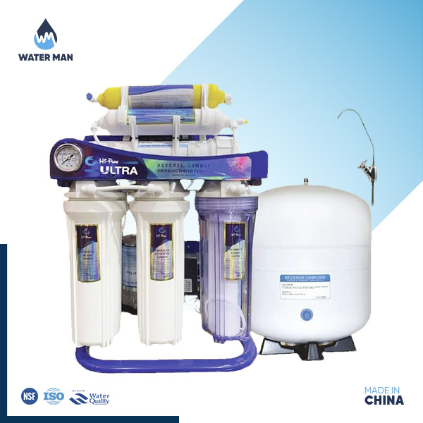 Hi-Pure Ultra (6 Stages 75-GPD) with Stand & Meter (China)