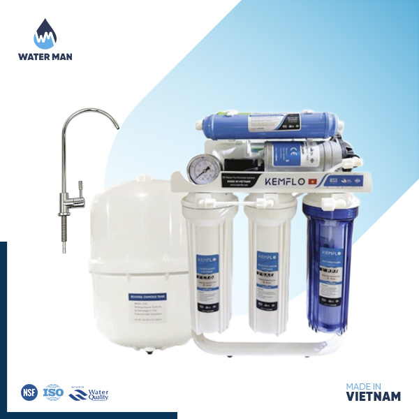 KEMFLO KMRO-100SG (6 Stages 100-GPD) Stand Meter