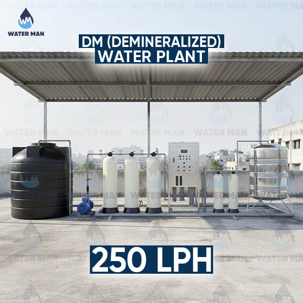 DM (Demineralized) Water Plant Capacity 250 LPH