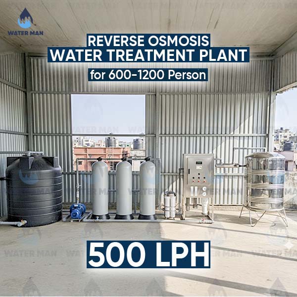 Reverse Osmosis (RO) Water Treatment Plant – 3000 GPD / 500 LPH