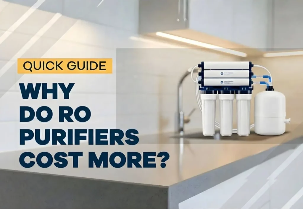 why do ro purifiers cost more