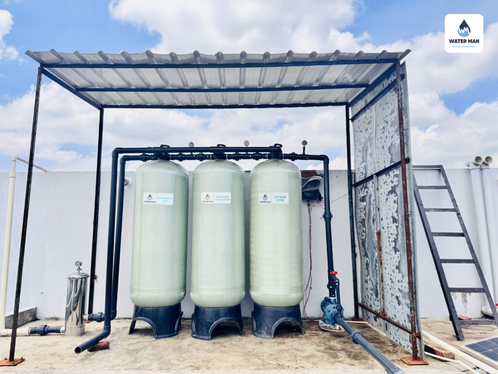 Iron removal treatment plant