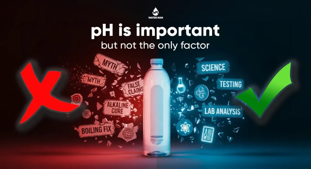 pH of drinking water in BD