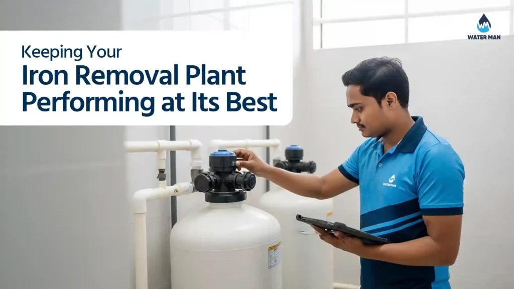 A person holding a glass of rusty brown water in a Bangladesh kitchen, showing iron in water Bangladesh problem and unsafe drinking water